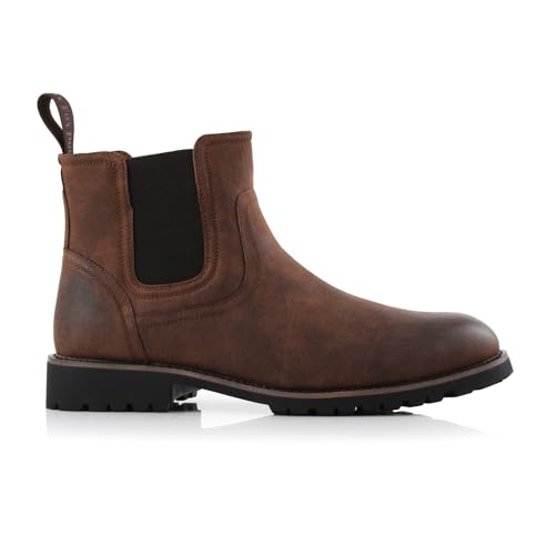 Image of Polar Fox Men's Classic High-Top Chelsea Boot | Stylish Slip-On Ankle Boot for Dress, Casual & Formal Wear