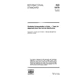 ISO 5479:1997, Statistical interpretation of data - Tests for departure from the normal distribution