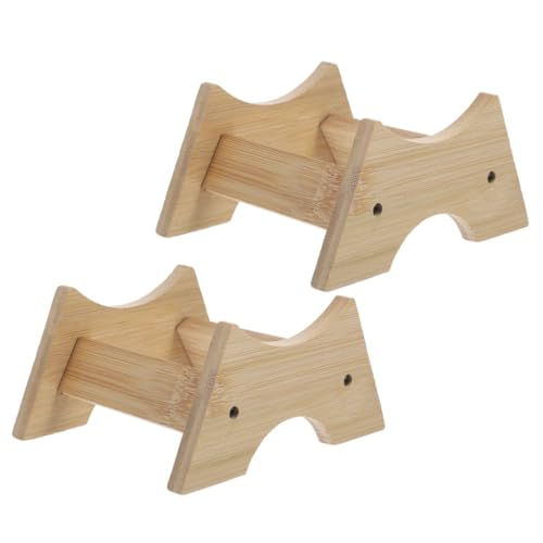 Sosoport 2 Piezas Soporte para Dispensador de Bebidas de Madera Base Resistente para Barril Soporte Estable para Jarras de Vino Whiskey y Agua Elevador para Mostrador Adaptable Varios