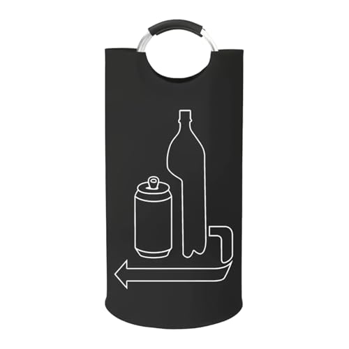 GkgWuxf Colector de botellas de depósito con gran capacidad | 115 litros de capacidad de almacenamiento vacío, para cocina, oficina, camping, picnic, maletero, lavadero