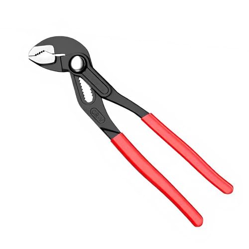 BJDSI 235 mm water pump pliers, quick adjustment, anti-slip handle, high torque, rust protection.