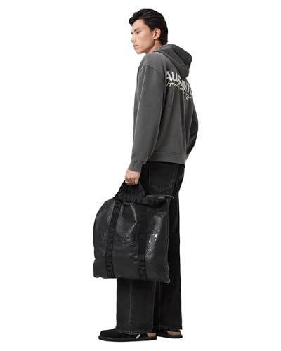 Allsaints Men's Emblem OTH Hoody, Washed Black, XL