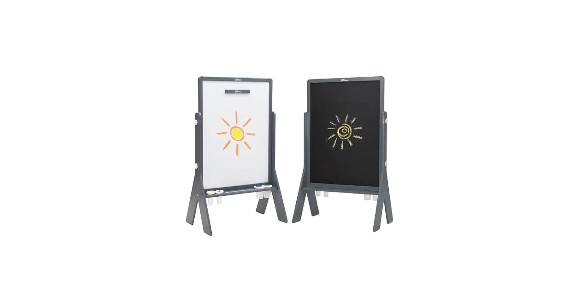 Amazon.com: Little Partners Contempo Art Toddler Easel, Two