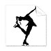 Outline Sport Female Dance Skating Cleaning Cloth Phone Screen Glasses Cleaner 5pcs