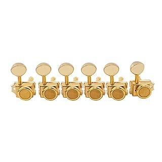 Musiclily Pro Vintage Style Hybride Mécaniques Guitare 6 en Ligne à Blocage Bouton Ovale pour Squier Classic Vibe Strat… - Les Beatles, Paul McCartney, John Lennon, RIngo Starr, George Harrison