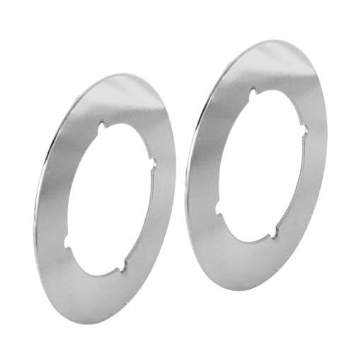 Prime-Line Products U 9517 plaque serrure 3-1/2 pouce chrome 2 pack