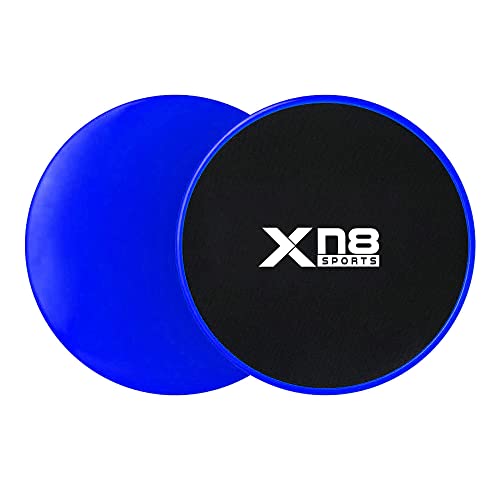 Xn8 Gleitscheiben Fitness Übung core Fitness Scheibe Gym Gliding Discs für Bauchmuskeltraining Übungen Teppich Holzböden für Hause Training, gleitscheibe Sport Slides Cover