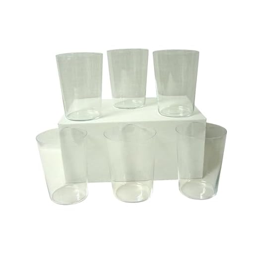 Dkristal Lote 6 Vasos Sidra Cristal Transparente EXTRAFINO Aviles 500ML