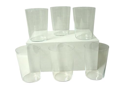 Dkristal Lote 6 Vasos Sidra Cristal Transparente Extrafino Avilés 500ml
