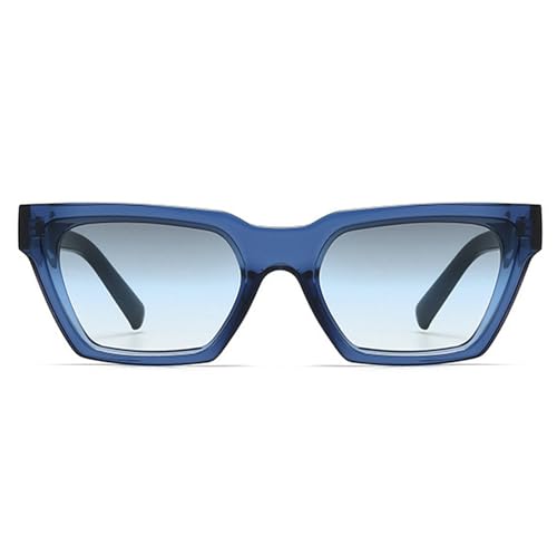 Retro Cat Eye Sunglasses for Women Men Trendy Oversized Square Sun Glasses 90s Vintage Shades