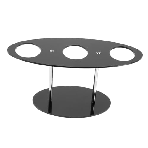 LIGIGWASH Soporte Acrílico para Conos de Helado Expositor Transparente con Huecos para Sushi y Postres Ligero y Resistente para Uso Picnic y Fiestas