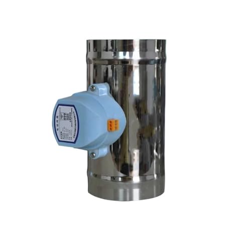 Vanne motorisée ventilation 100mm clapet électrique inox 220V pour conduit d'extraction - 3