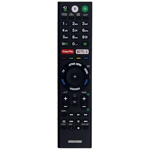 RMF-TX200E - Mando a distancia por voz de repuesto para Sony TV KD-49XE8077 KD-49XE8096 KD-49XE8396 KD-55XE8096 KD-55XE8588 KD-55XE8596 KD-65XE8505 KD-65505 XE859 6 KD-49XE8099 KD-65XE8588 KD-65XE8599