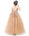 ekidsbridal Sequin V-Back Junior Flower Girl Dress Princess Bride Toddler Daily Gown LG1 6