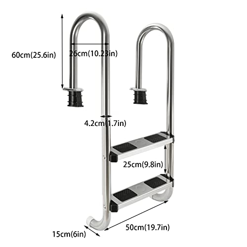 Escalera para piscina de acero inoxidable miniatura 3