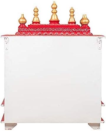 Kamdhenu art and craft Wooden Temple/Home Temple/Pooja, 4.33 Inch