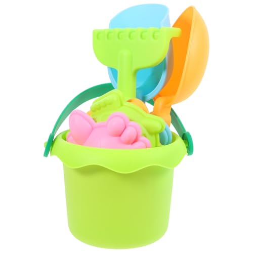 Toddmomy 1 Juego Juego de Juguetes de Playa balde Praia Beach Toys Juguete de plástico Herramientas de Arena para Arenas de Juguete Kits de Arena para el plastico