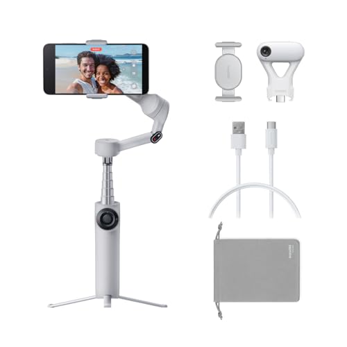 Insta360 Flow 2 Plus AIgbJ[Lbg O[ - ܂肽ݎX}zWoAAvAIgbLOAlgbLOAOr/B_ARAiPhone/AndroidΉX^rCU[As&Vlogp