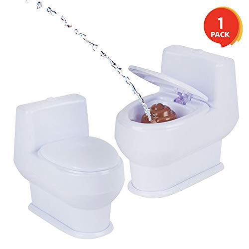 ArtCreativity 4 Inch Squirt Toilet - Gag Gift for Kids and Adults