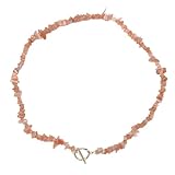 Trageanlass: Die Statement-Kette ist klassisch und modisch, der Anhänger aus Natursteinperlen ist einzigartig, das tatsächliche Objekt kann in Farbe und Struktur vom Bild abweichen. Silberne Damenkette, silberne Herrenkette, die Kristallkette ist perfekt für den Alltag, Urlaub, Partys, Yoga, Meditation, verleiht einen Hauch von Raffinesse, Ruhe und Energie, macht Sie attraktiver und selbstbewusster.