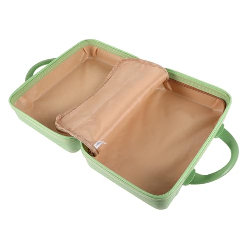 VALICLUD Vanity Case Makeup Travel Case Mini Suitcase Bag Hard Travel Case for Women Spacious Storage Organizer Stylish Practical
