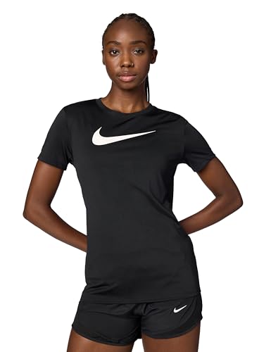 Nike Women's Dri-Fit Legend T-Shirt, Black/White, X-Large