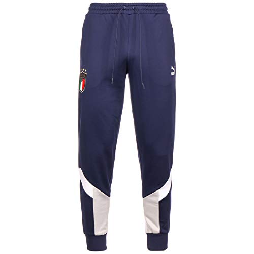 Puma Italia Iconic MCS - Pantalones de chándal para hombre, color azul oscuro/lila, 56
