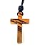 Produktbild Halskette mit Kreuz aus echtem Olivenholz handgemacht auf Mallorca Holzschmuck Schmuck aus Olivenholz Kette Rosenkranz