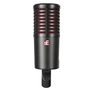 SE ELECTRONICS Dynacaster Dynamic Broadcast Microphone with Built-in Dynamite Pre-amp