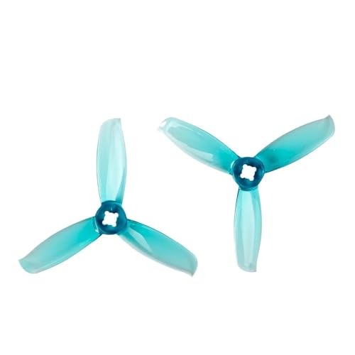 Hélices 3028 de 3 pulgadas azul cielo para drones FPV racing pack de 10 pares de policarbonato