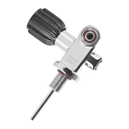 Válvulas de cilindro de buceo M18x1.5 con adaptador de alta presión 6