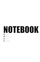 Nurse Notebook : NOTEBOOKSERIES TM... Inspirational Notebook, Notepad, Journal, Organizer, Log Book in Plain Blank, Lined or Dot Grid Formats for Different Occupations or Professionals. Business Noteb 167089679X Book Cover