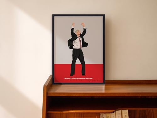 Image of QUOTE - UNQUOTE ART, Manchester United Poster, Sir Alex Ferguson, 13x17 inches, Black Frame