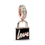 PANDORA Charm Colgante Candado Amor 782508 C01 Talla ÚNICA Mujer