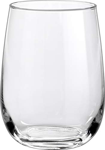 Listado de Crisa vasos - solo los mejores. 44 Borgonovo Ducale Juego de 6 Vasos de Vidrio Bebidas, Hogar, Cocina, Capacidad 380 ml
