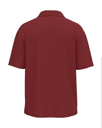JAKO Unisex Poloshirt Wardrobe, rubinrot, L – Ansicht 5