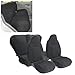 Kojem Front & Rear Full Seat Covers Compatible with 1984-2001 Jeep Cherokee XJ Cloth Black