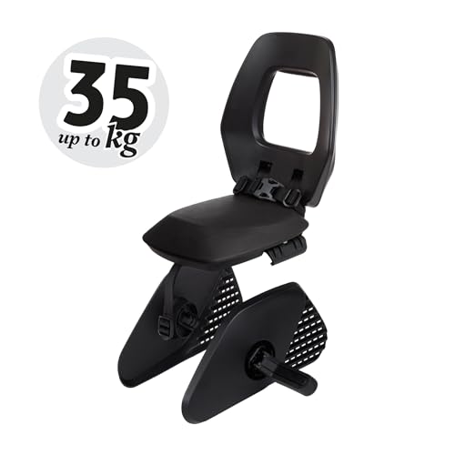 Bobike One Junior silla trasera de bicicleta para niños gris oscuro 5