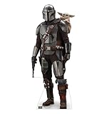 Cardboard People The Mandalorian & Grogu Life Size Cardboard Cutout Standup - Star Wars: The Mandalorian and Grogu
