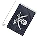 Pirate Jack Rackham Car Flag 18'' x 12'' - Pirates Car flags 30 x 45cm - Banner 18x12 INCHES PLASTIC STICK - AZ FLAG