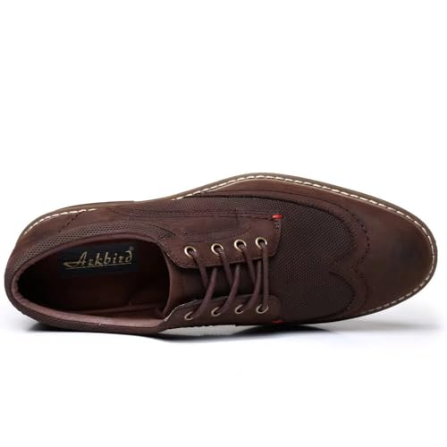 Image of Arkbird Mens Dress Shoes, Lace Up Leather Oxford