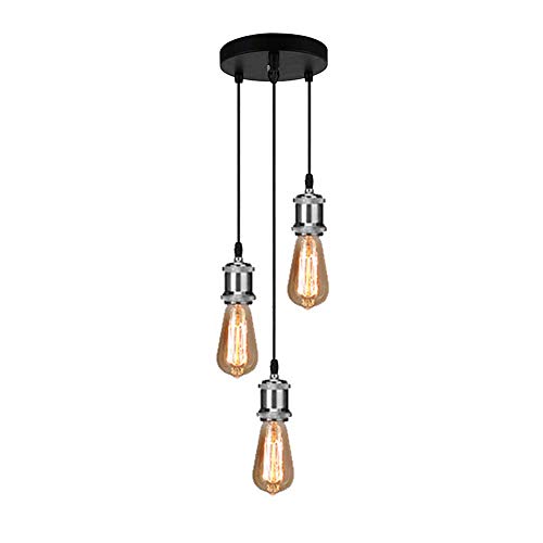 Lampe suspendue moderne E27 plafonnier salon restaurant métal 100CM