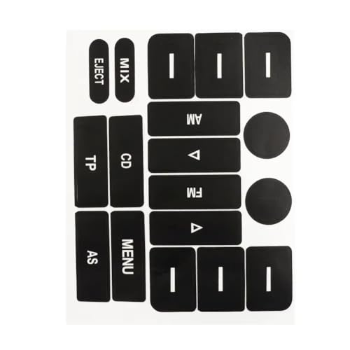 Autocollant réparation bouton radio VW Golf MK5 finition