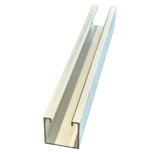 ASOT Aluminium Channel 300×41×41 mm Micro Rail for Mounting Solar Panels on Tin Roof | 8-Piece Setup For 3 Solar Panel