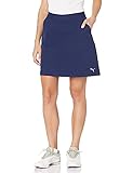 faldas 2018 Tecnología dryCELL PUMA Golf 2018 - Falda para Mujer (45,72 cm), Mujer, 574851, Peacoat, S