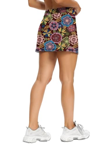 Image of LouKeith Tennis Skirts for Women Golf Athletic Activewear Skorts Mini Summer Workout Running Shorts with Pockets