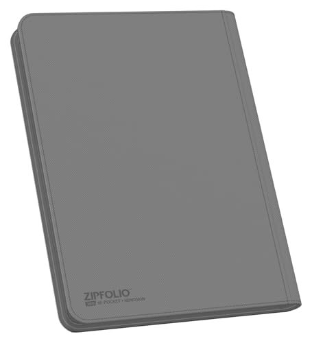 Image of Ultimate Guard Zipfolio 360 - 18 Pocket Xenoskin Grey