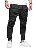 HOTake Mens Khaki Pants Work Pants for Men Outdoor Sport Pants Men Black X-Large