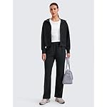 CRZ YOGA Womens SoftAura Full Zip Up Hoodie Workout Casual Hooded Sweatshirt Long Sleeve Athletic Jacket - Image 4