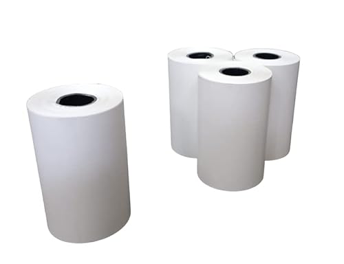 30 ROLOS BOBINA TÉRMICA 57X16 P/RELÓGIO PONTO BRANCA DE PRIMEIRA LINHA